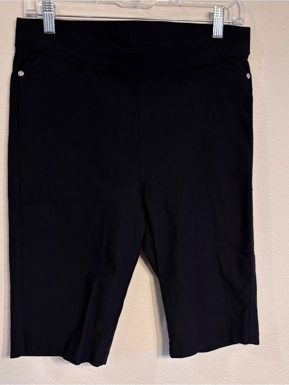 Rafaella Women's Black Stretch Capris SZ 12